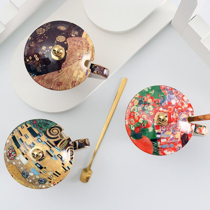 Gustave Klimt Tea cup with lid
