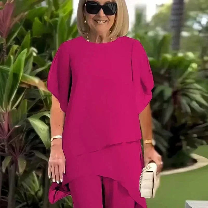 ELLA ELEGANT TOP &amp; PANTS COMBO