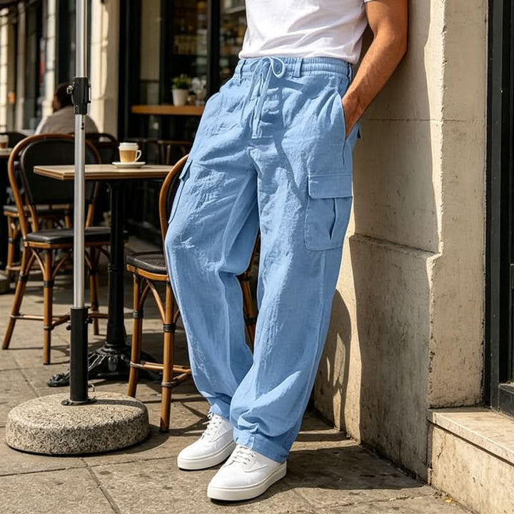 BROMLEY COTTON LINEN PANTS