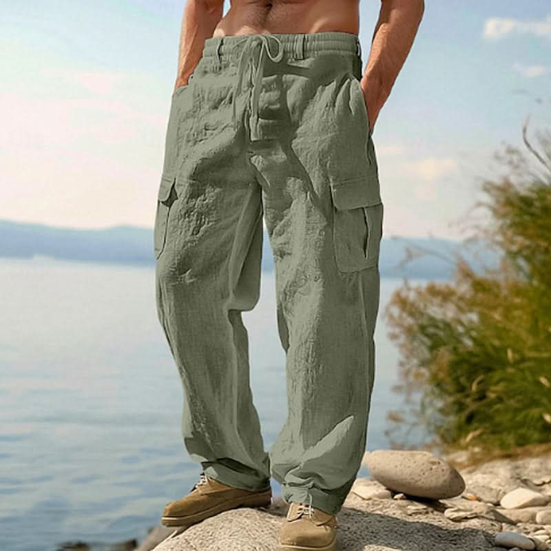 BROMLEY COTTON LINEN PANTS