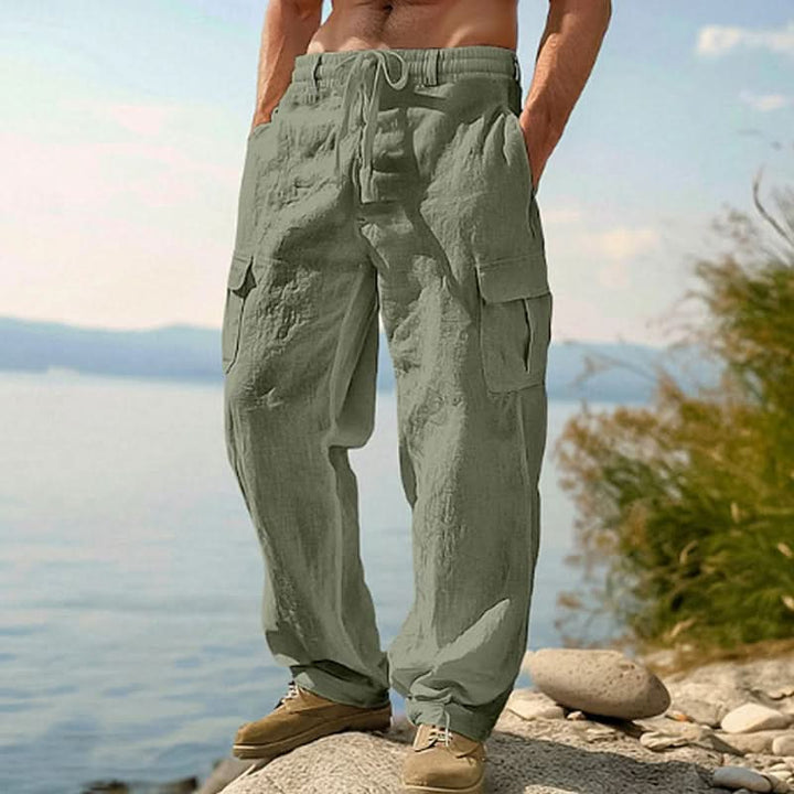 BROMLEY COTTON LINEN PANTS