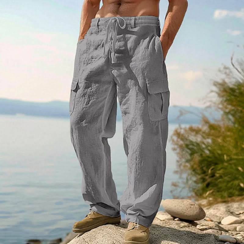 BROMLEY COTTON LINEN PANTS