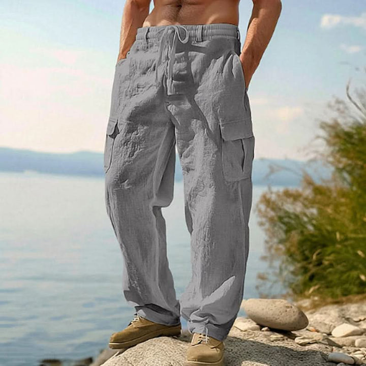 BROMLEY COTTON LINEN PANTS
