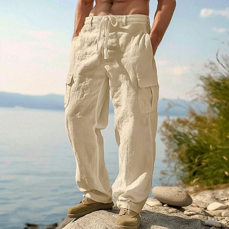 BROMLEY COTTON LINEN PANTS